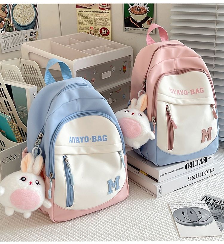 Lightweight Children's Study Tour Backpack Small School Bag for Girls Primary School Students Outdoor Travel Spring Outing Backpack
