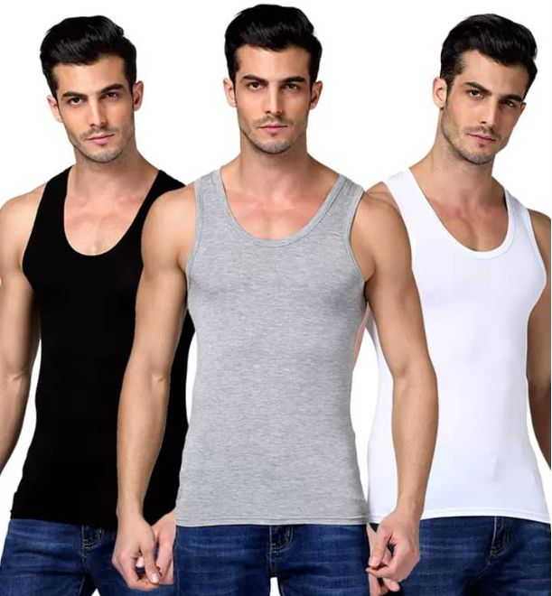 Stock 100% Cotton Summer Men's T-shirts Cotton Vests Fitness Bodybuilding Undershirts Gym Tank Tops Men's Singlets