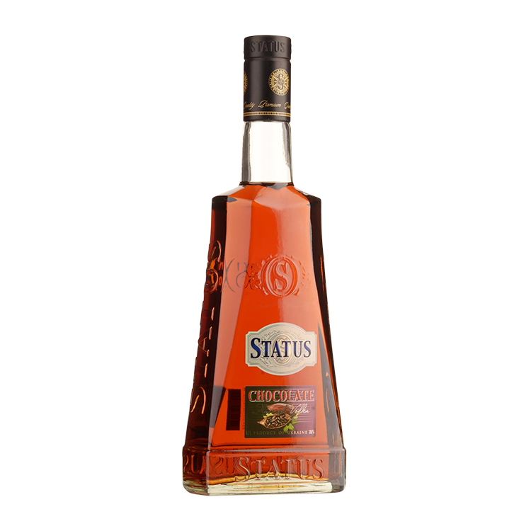 STATUS VODKA
ABOVE 35% ALC.
DIFFERENT SIZES
DIFFERENT FLAVORS
ORIGIN: UKRAINE