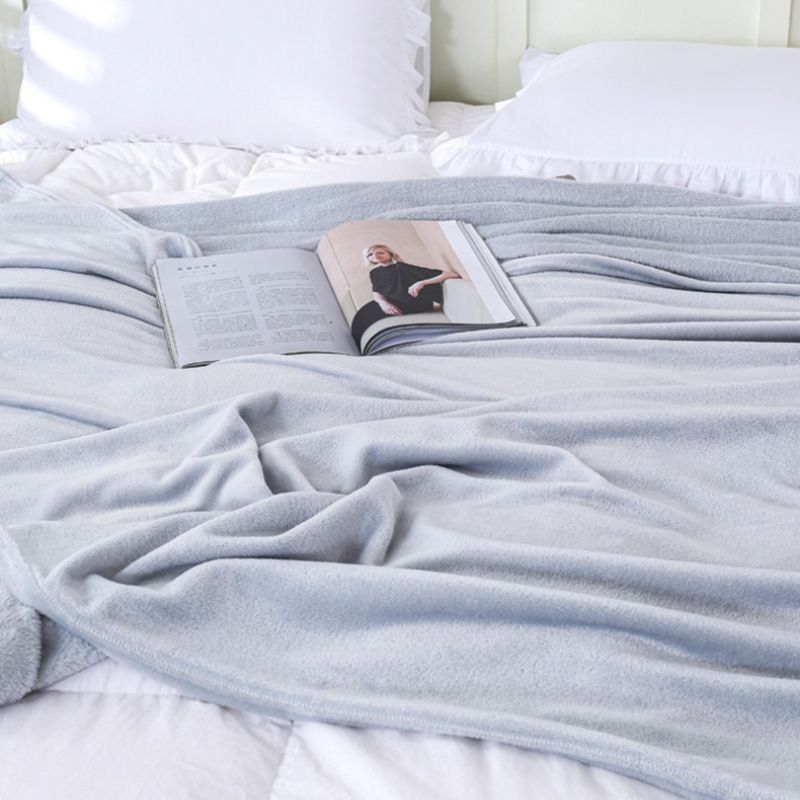  Children's blanket plain color blanket, solid color velvet blanket,