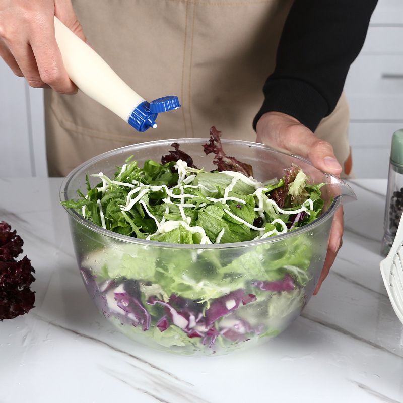 KM-1043 Multi-functional Salad Chopping Basket Salad Spinner Washer Bowl with Vegetable Washing Basket