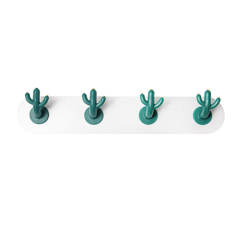 Cactus Hook Nordic Style Creative Wall Decoration Hanging Punch-free Bathroom Rack Hook Home Invisible Traceless Hardwall Holder
