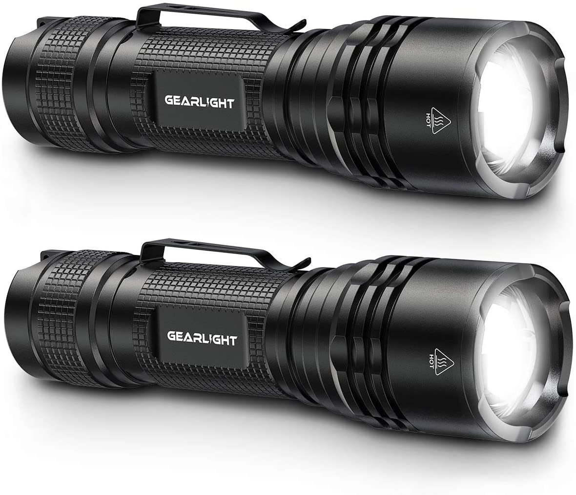 LED Flashlight - Super Bright, Compact Tactical Flashlights with High Lumens for Outdoor Activity & Emergency Use
