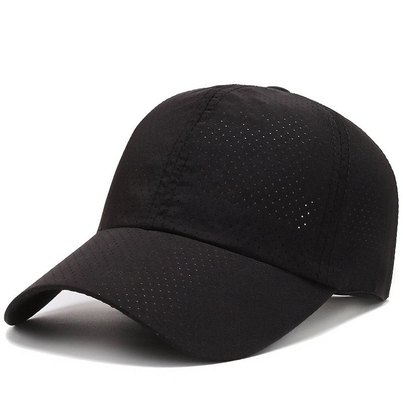 Summer Women Men Solid Snap-back hat Outdoor Breathable Mesh Baseball Cap