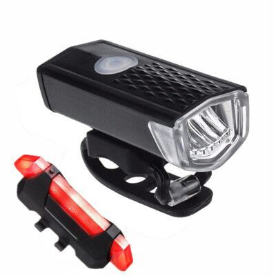 2255 Bicycle Light Front and Back Bicycle Headlight Illuminates Bike Set Super Bright Flashlight USB Rechargeable Bike Lights