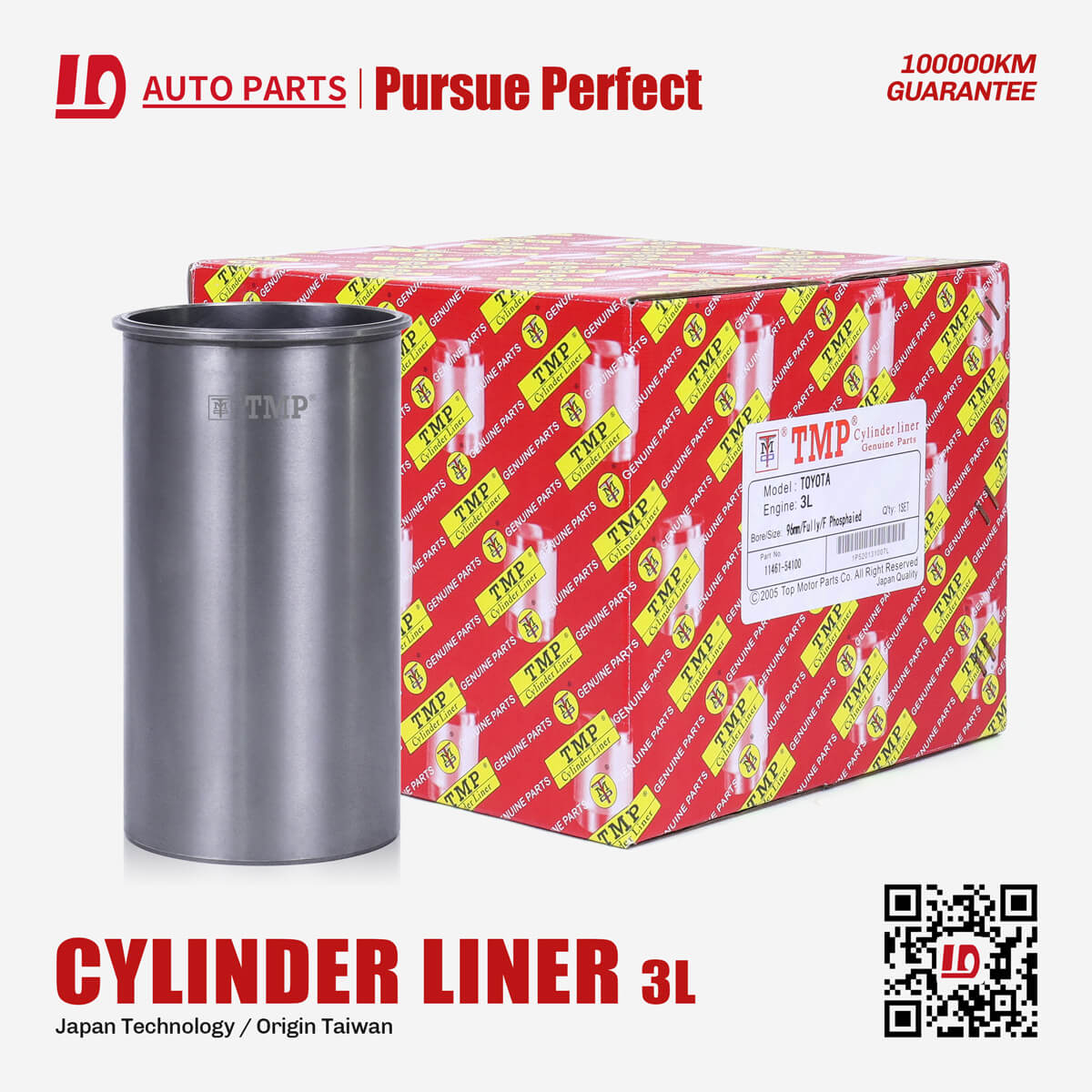 TMP, 3L, diesel, engine parts, cylinder liner, OEM1146154100