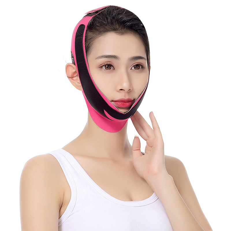 0507 Elastic Face Slimming Bandage V Line Face Shaper Women Chin Cheek Lift Up Belt Facial Anti Wrinkle Strap Face Care Slim Tools