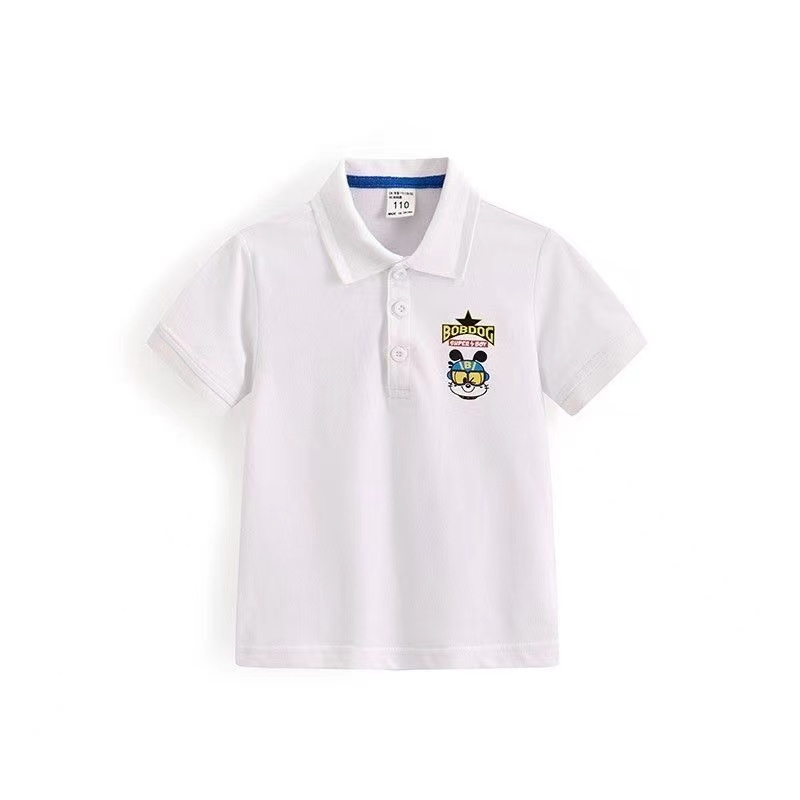 0—6# Boys Cartoon Print Polo Shirt