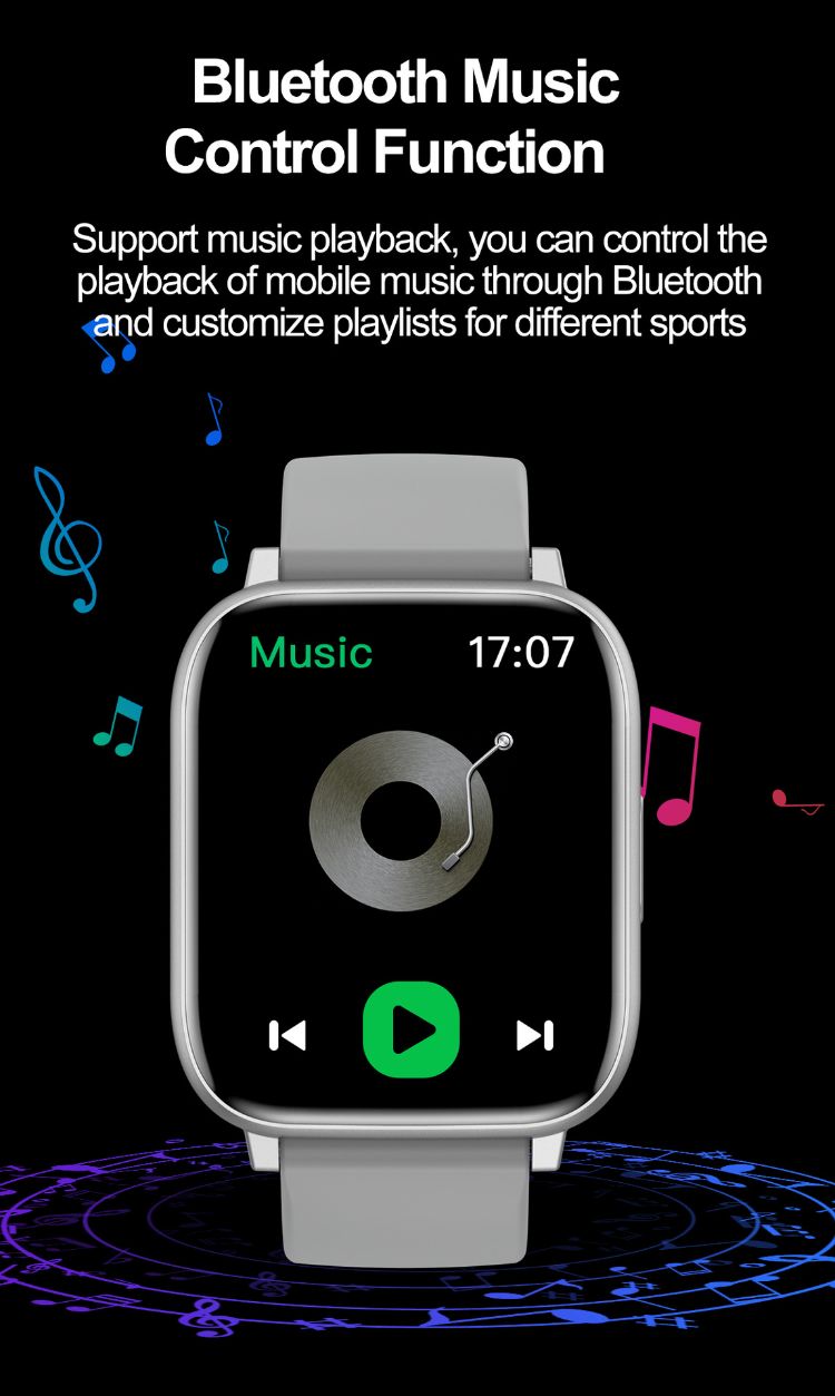 H9 smart watch health monitoring Bluetooth call watch exercise heart rate blood oxygen