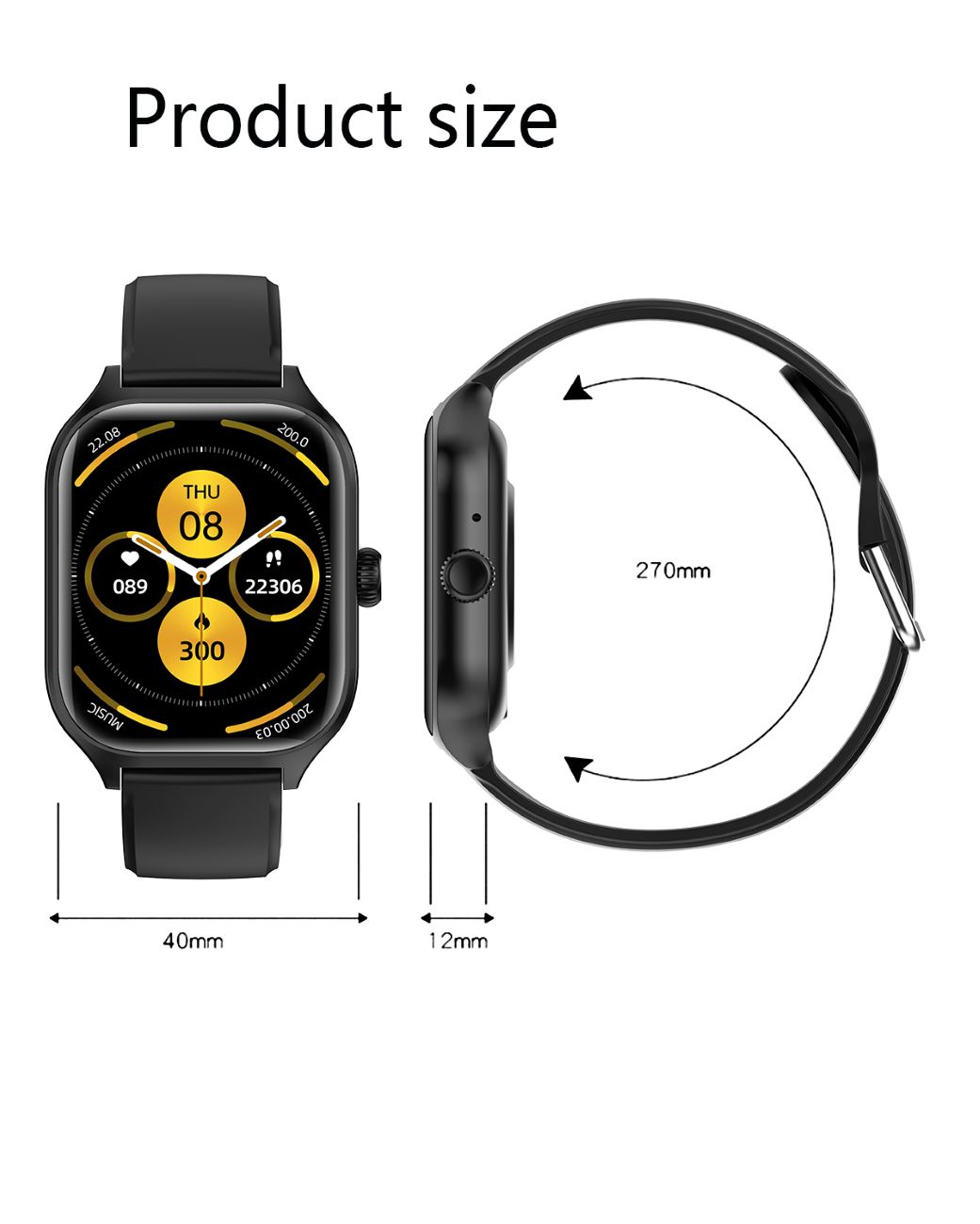GTS4 smart watch Bluetooth call health monitoring reminder sports watch