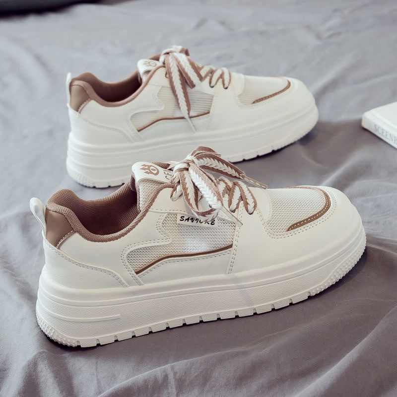 Women's Summer New Breathable Little White Shoes Casual Versatile Platform Sneakers

