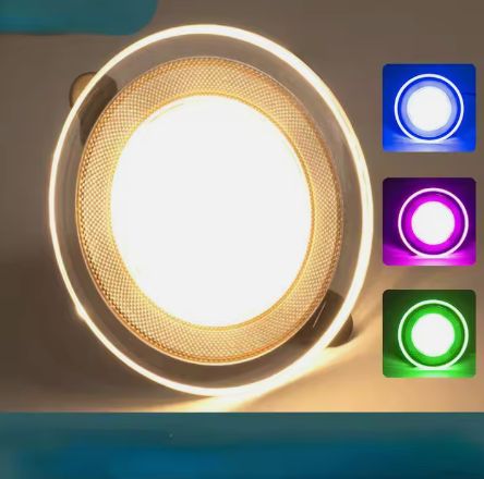 Recessed Ceiling Light Led Downlights 7W RGB  Round Indoor Led Spot Light Ceiling Commercial Panel Light Downlight
