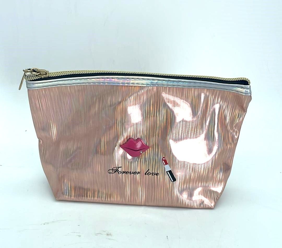 Fashion Style Cosmetic bag Custom Promotional Lip Design MakeUp bag
