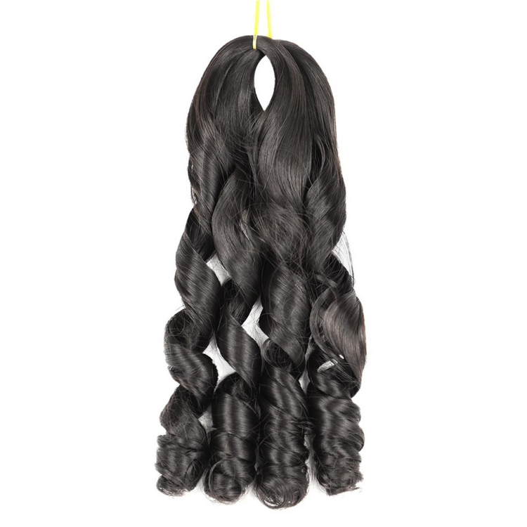Wigs female beauty care hair dressing loose wave crochet hair braids big roll Big Waves Wig dreadlocks Big braid CRRSHOP women brown black grey wine red Chemical fiber hair 20inch 50cm long 