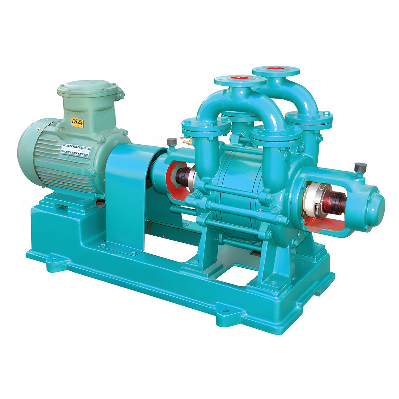 Low noise industrial pumping vacuum pump SK water ring vacuum pump unit liquid ring vacuum unit