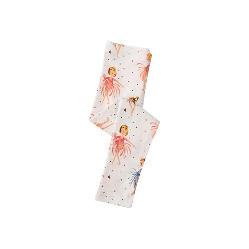 New in spring 2024 little children children's leggings girls spring dress princess pattern pants 12901