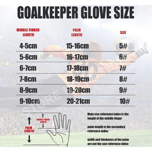 MK-828-13 Soccer Goalkeeper Gloves Football Gloves - Orange