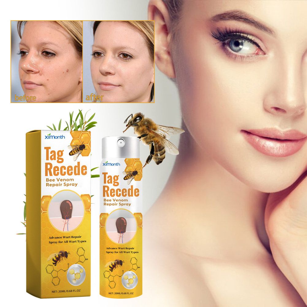 XIMONTH Bee venom/wart care spray cleans and desalinates body moles, smoothes skin and repairs spray natural ingredients health care
