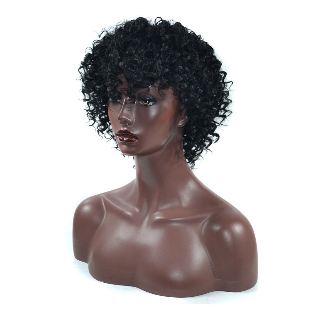 TopKiss Sexy Small Curls Wig for Women, Wish Synthetic Hair Head Cover Local