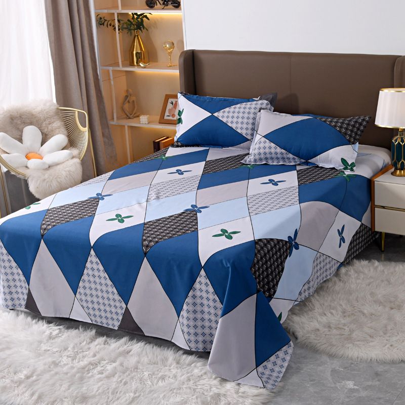 120*230cm,160*230cm,200*230cm,230*250cm Aloe vera cotton bed sheet pillow case 48*74cm CRRSHOP free shipping Matte bed cover
