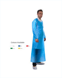  10PCS PE APRON WITH SLEEVE