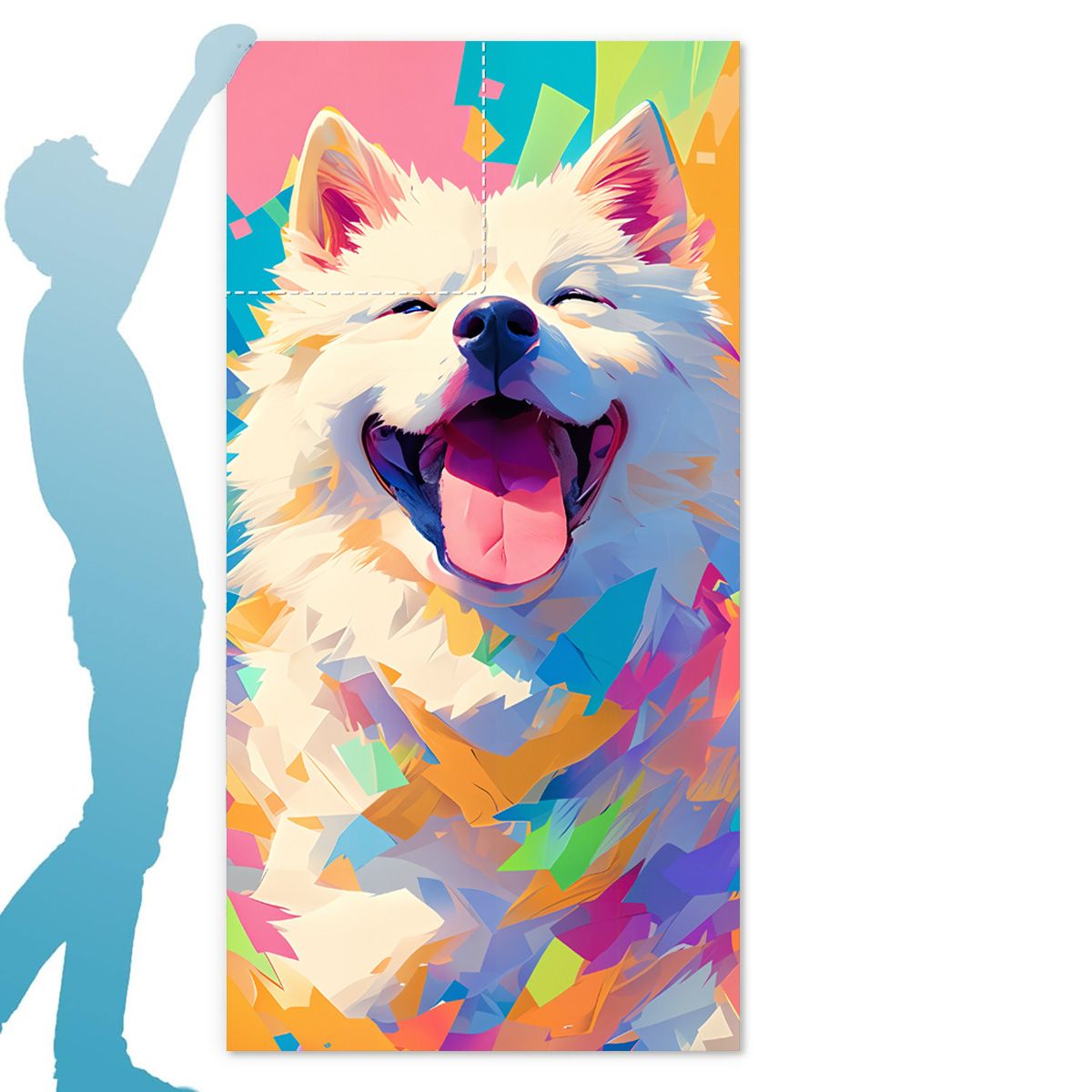 2 - in - 1 foldable beach towel, printed bath towel, all - in - one beach towel with a storage bag that can be folded and stored