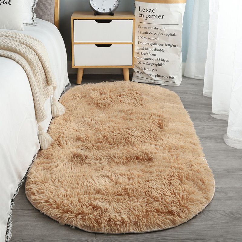 Elliptical long plush carpet,40*60cm,50*80cm,60*90cm,40*120cm,60*120cm,80*120cm,60*160cm,80*160cm,80*200cm,100*200cm CRRSHOP free shipping plush carpet, bedroom bedside carpet, dressing room, decorative floor matellipse # 05