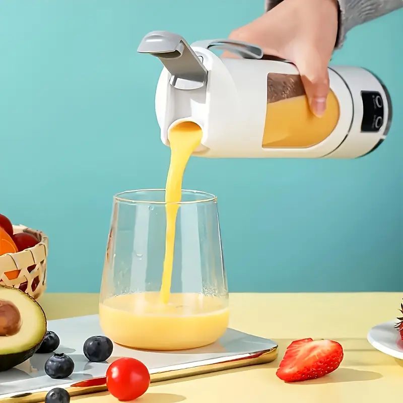 10.14 Ounces to 16.91 Ounces Portable USB Charging Blender And Juicer - Easy To Clean, Suitable For Fruit And Vegetable Drinks, Milkshakes
