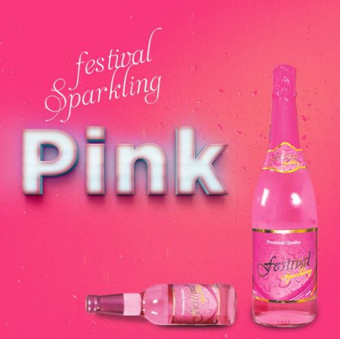 Festival Pink Sparkling Non-Alcoholic Wine 750ml