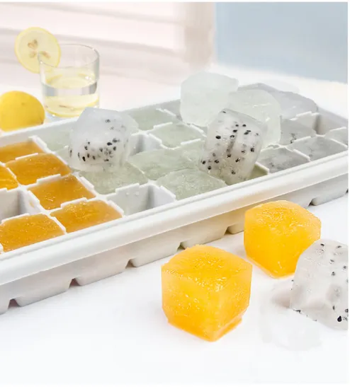 Silicone Ice Cube Tray, Easy Release Ice Tray with Lids , 36 Cubes BPA Free