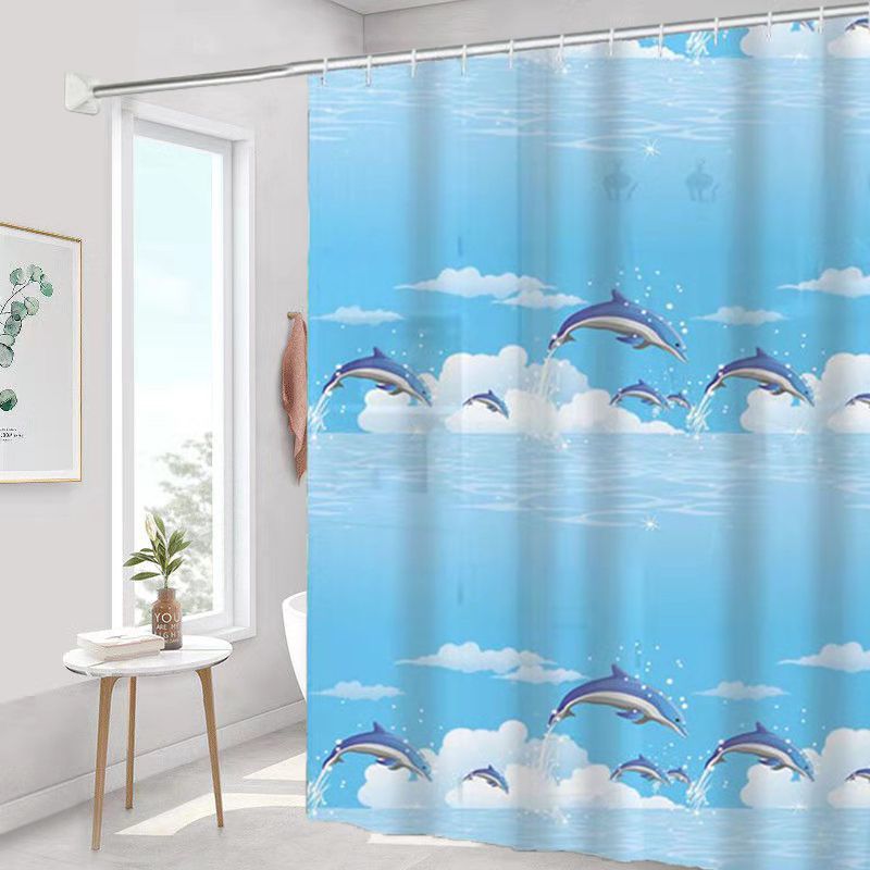 Shower curtain, waterproof, mildew proof, thickened, bathroom curtain, partition curtain, door curtain, window hanging curtain ，large size 100*200cm,120*200cm,150*200cm,180*200cm,200*200cm,240*200cm,260*200cm ，Stainless steel ，buckle eye08# PEVA material