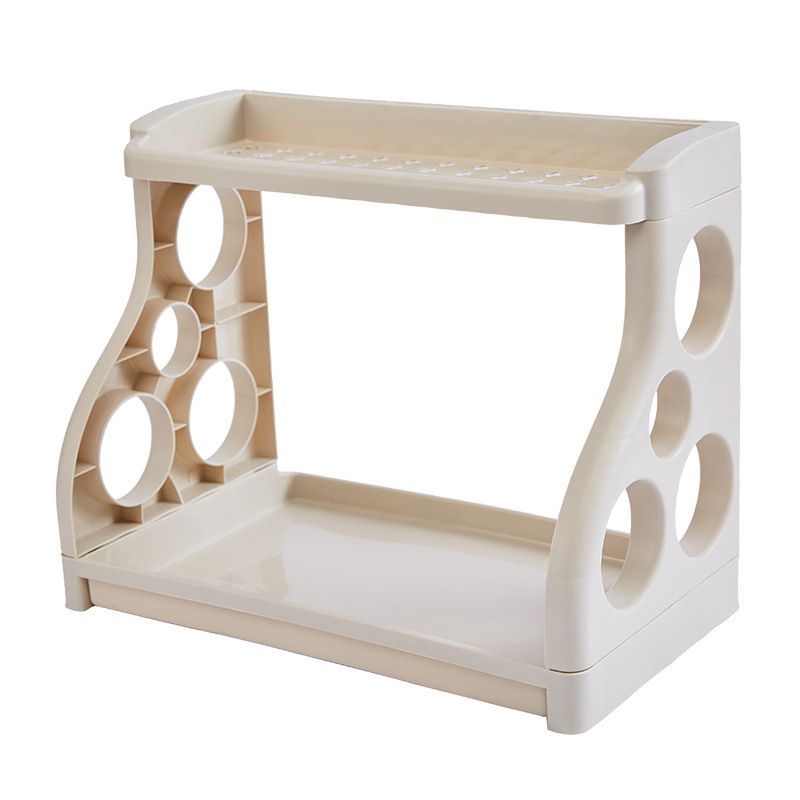 Kitchen Storage Rack,Kitchen supplies storage, shelves, thick double-layer kitchen shelves free shipping