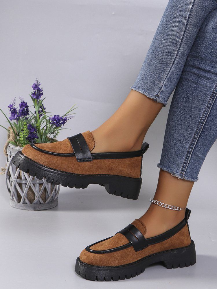 Large size loafer shoes 2024 new single shoe leopard print British style fashion shoes temperament 100 suede women's shoes 099