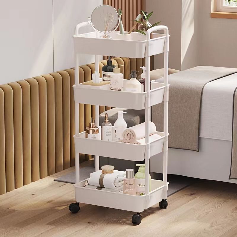 Multi functional, kitchen storage rack, snack rack, bathroom storage rack, movable cart, multi-layer miscellaneous rack free shipping