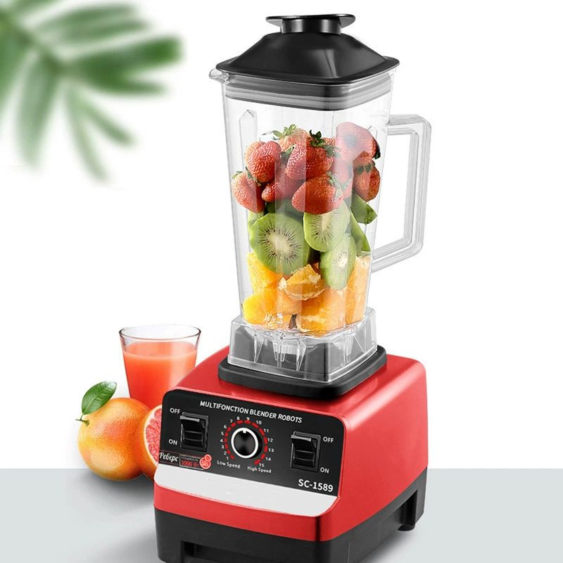 Table household Kitchen Multifunction 4500W 2 In 1 Juicer Blenders Mixer Mixeur Silver Crest Electric Blender with box