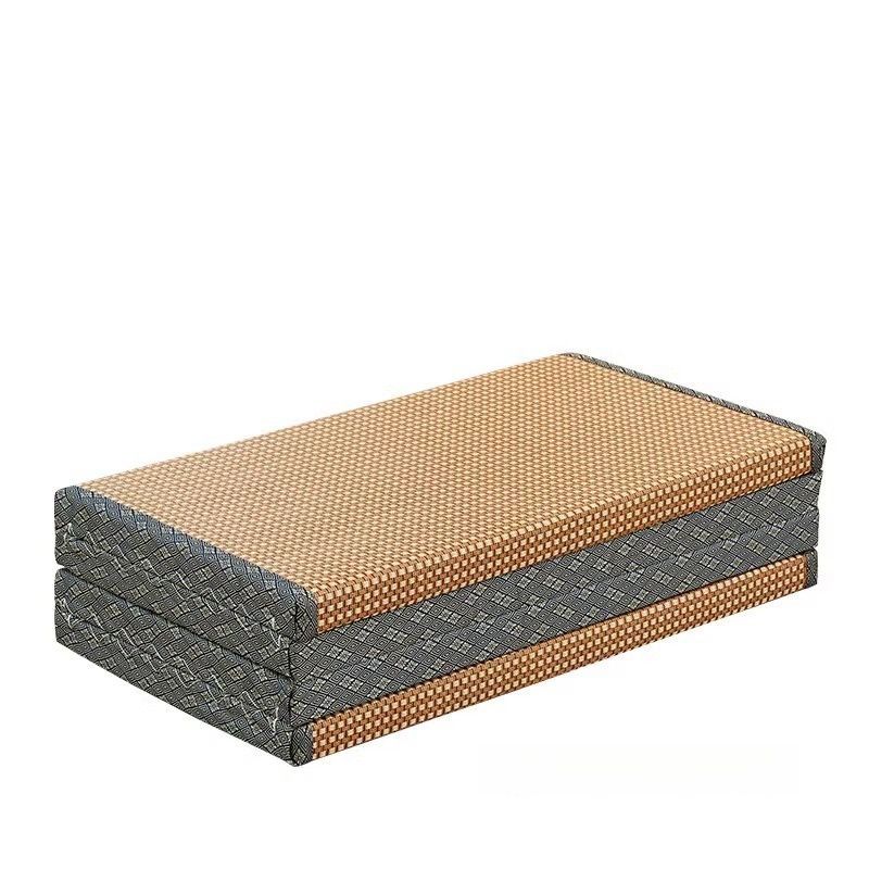 Floor Mattress: Foldable Coconut Fiber Sleeping Mat for Living Room, Bedroom, and Guest Room - Lightweight, Breathable & Provides Back Support.