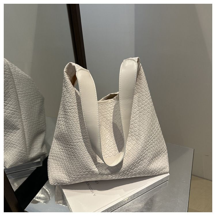 Women Retro Large Capacity Bucket Bag New Fashion Versatile Stylish Shoulder Bag Casual Trendy Crossbody Handbag
