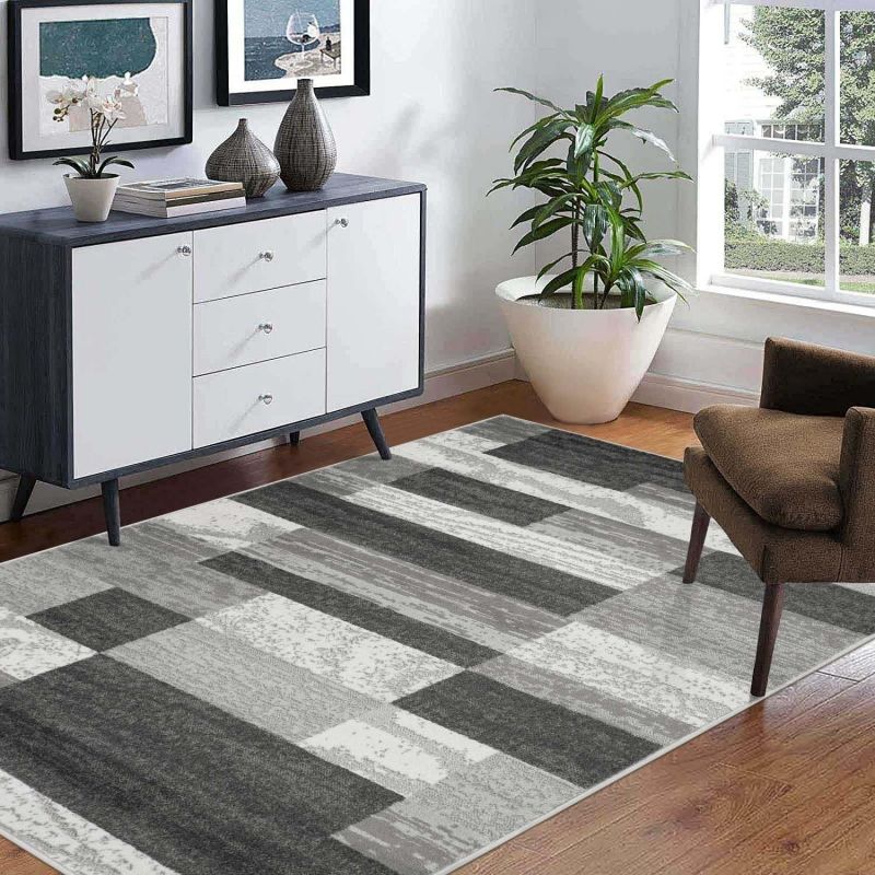 60*90cm,50*80cm,40*60cm Geometric pattern living room carpet, wear-resistant and anti slip, sofa blanket, coffee table mat CRRSHOP free shipping floor mat 