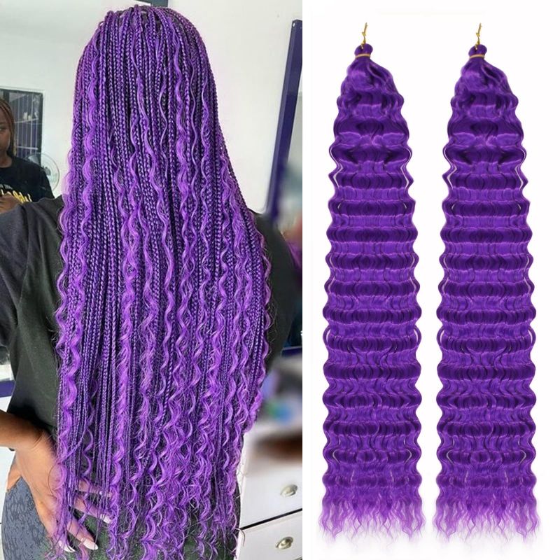 Deep Wave Twist Large curved long curly hair crochet winding, synthetic wigs CRRSHOP 24 "30 pieces 100g wig