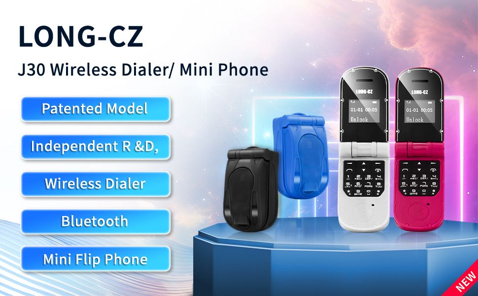 J30 ultra-small mini thumb-sized flip Bluetooth phone