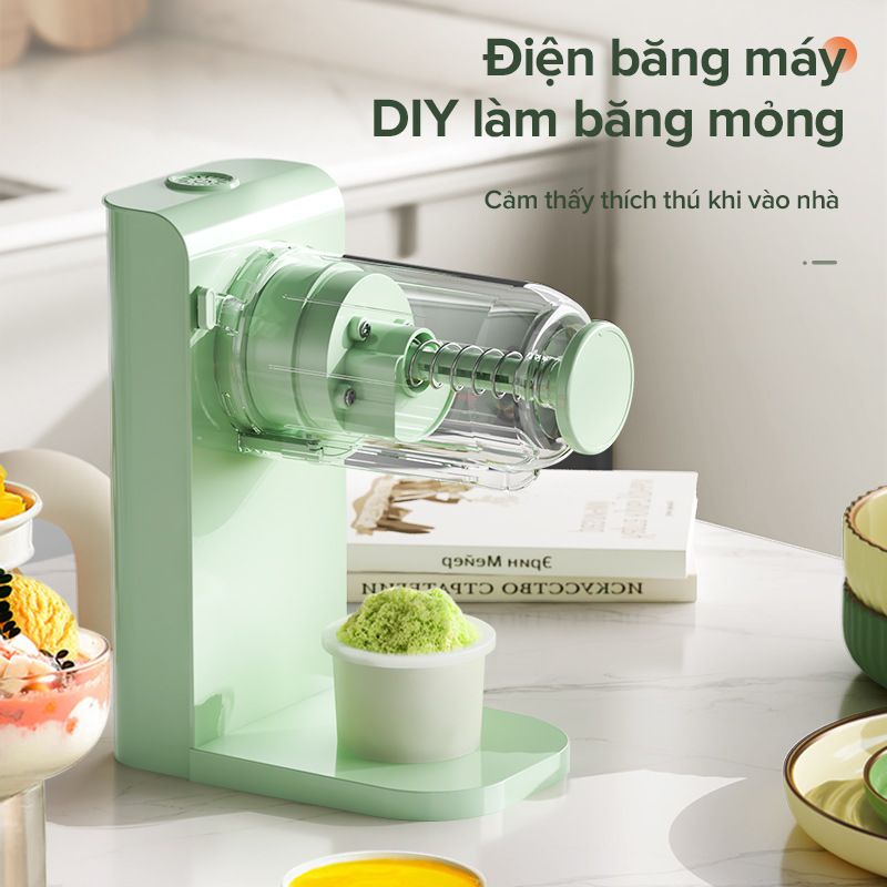 Fully automatic shaved ice machine household smoothie machine stall artifact smoothie machine rechargeable ice breaker