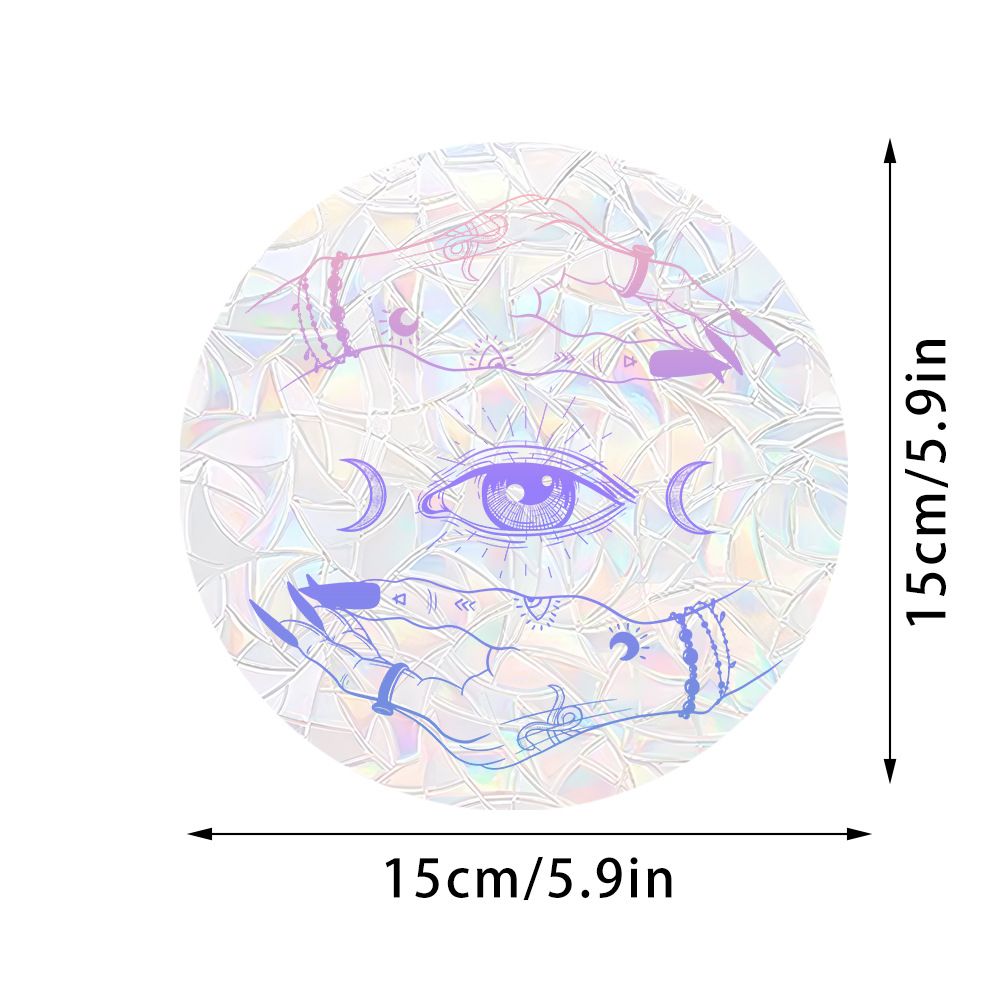 Amazon New Plant, Flower, Animal and Sunlight Catcher Static Glass Sticker - Bird - proof Glass Sticker