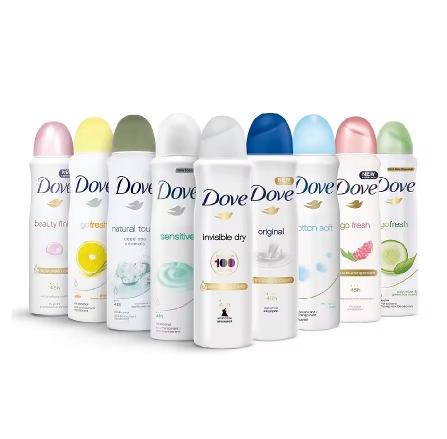 Dove Antiperspirant 72H Protection Deodorant Spray for Women,250ml