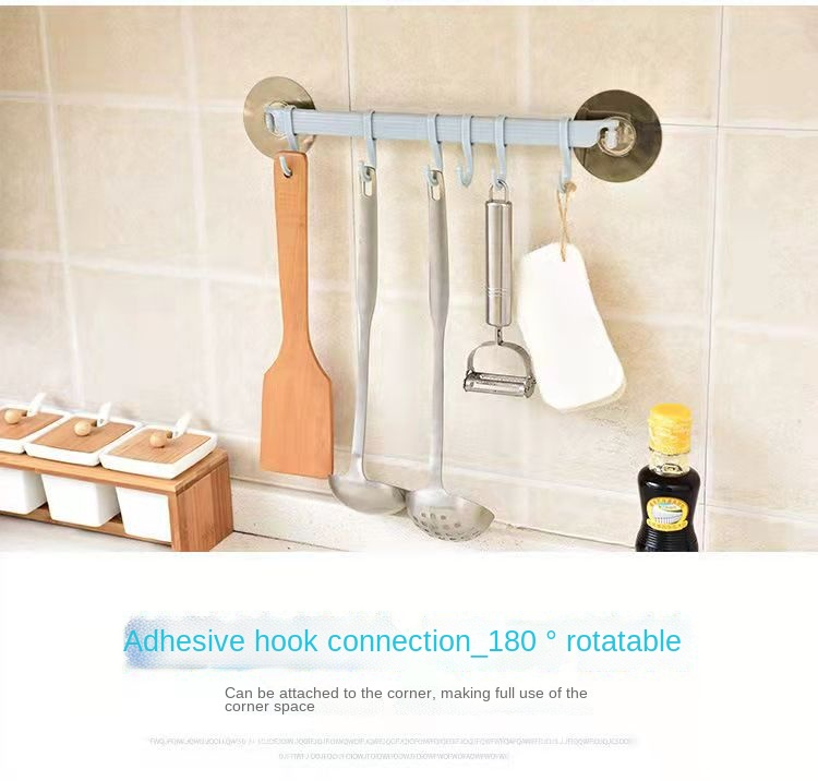 Strong family hook six row hook, bathroom hanger 