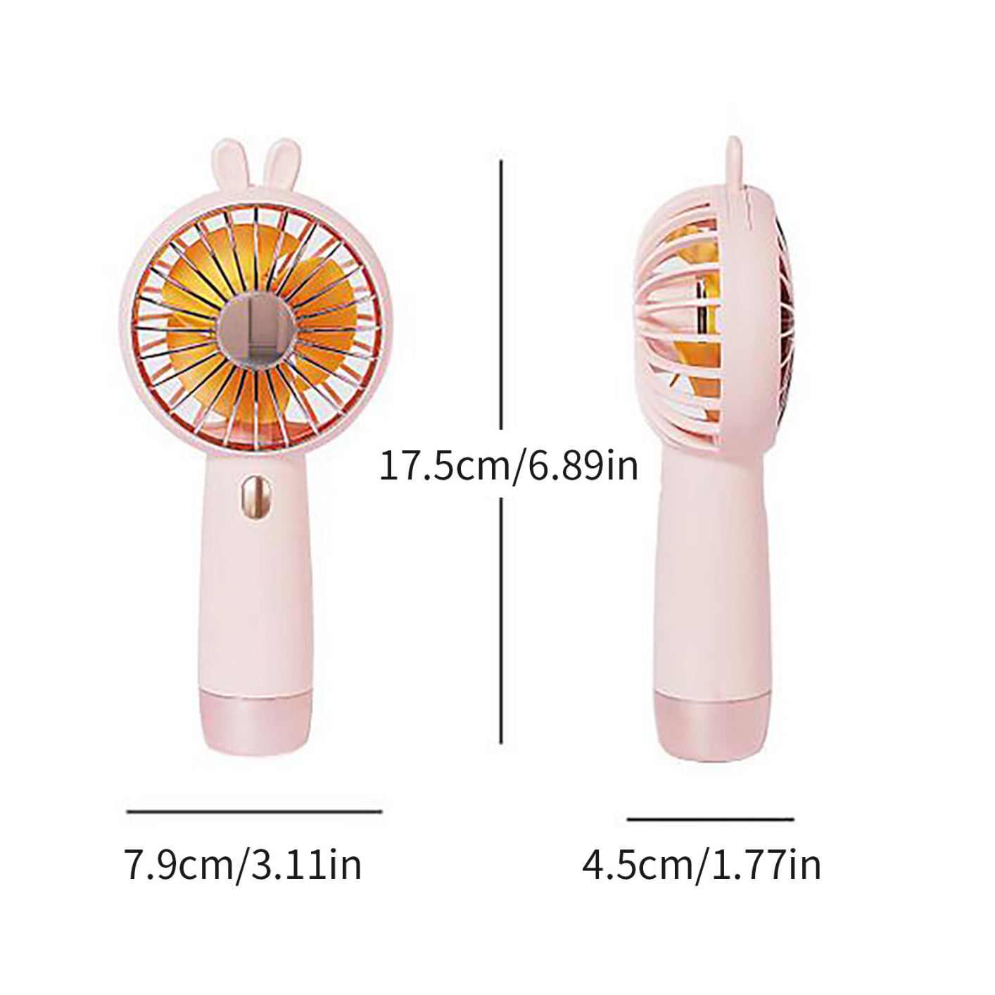Portable mini handheld small fan usb charging fan desktop student cold fan green

