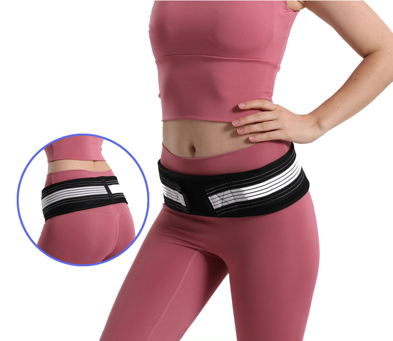 Men Women Sacroiliac SI Joint Hip Belt Breathable Anti-Slip Pelvic Support Brace Pain Reli-ef for Leg Pain Stabilizing