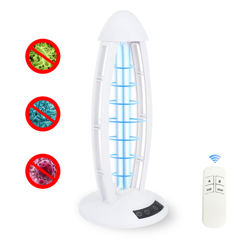 AUNONT Ultraviolet Disinfection Lamp Mites Ozone Ultraviolet Sterilization Lamp Household Ultraviolet Sterilization Lamp White
