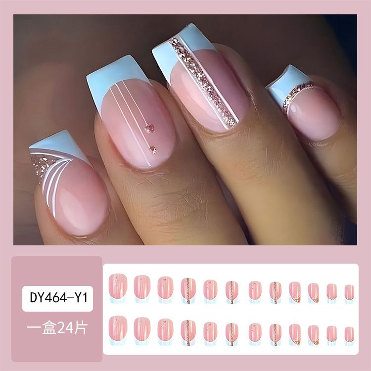 Fake Nail Short Pink Clor Mother's Day Gift Women Make Up Set