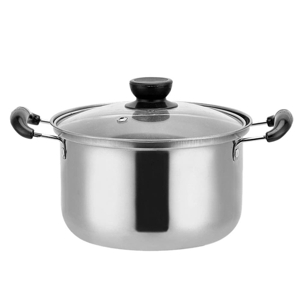 24cm Cookware Pot, Stockpot With Lid， Stainless Steel Soup