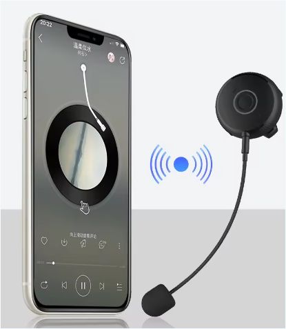 Bone Conduction Headset Motorbike Motorcycle Headset Wireless Helmet Headphones with FM Radio Microphone Stick Micro
